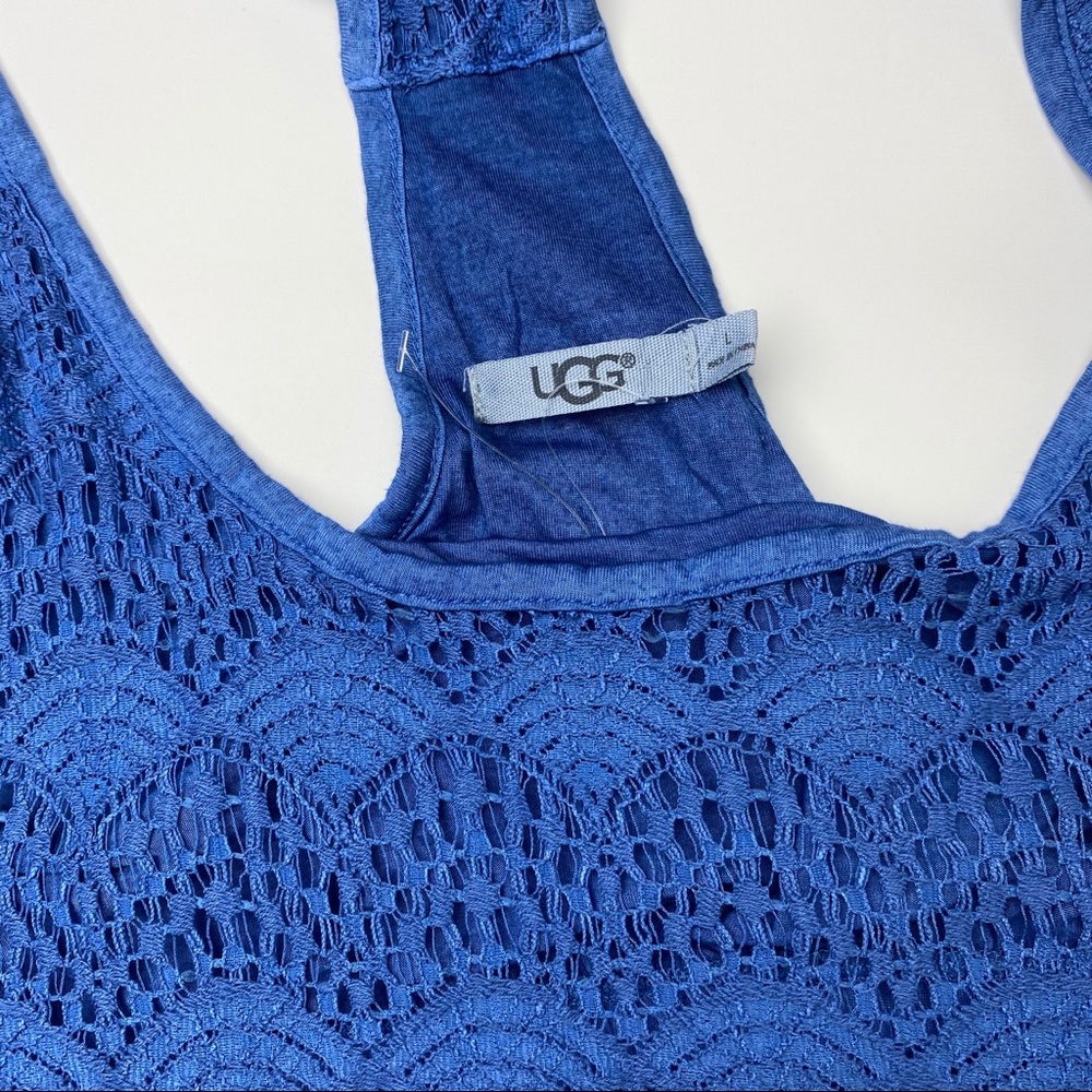 🆕 UGG Luna Lace Women’s Tank Top Blue Bra Sz L - Picture 3 of 8